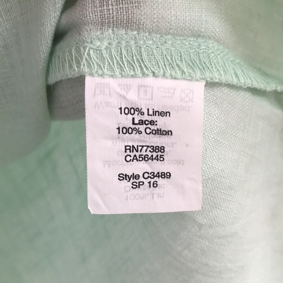 J. Crew short sleeve linen tee top size 2 - Picture 7 of 8